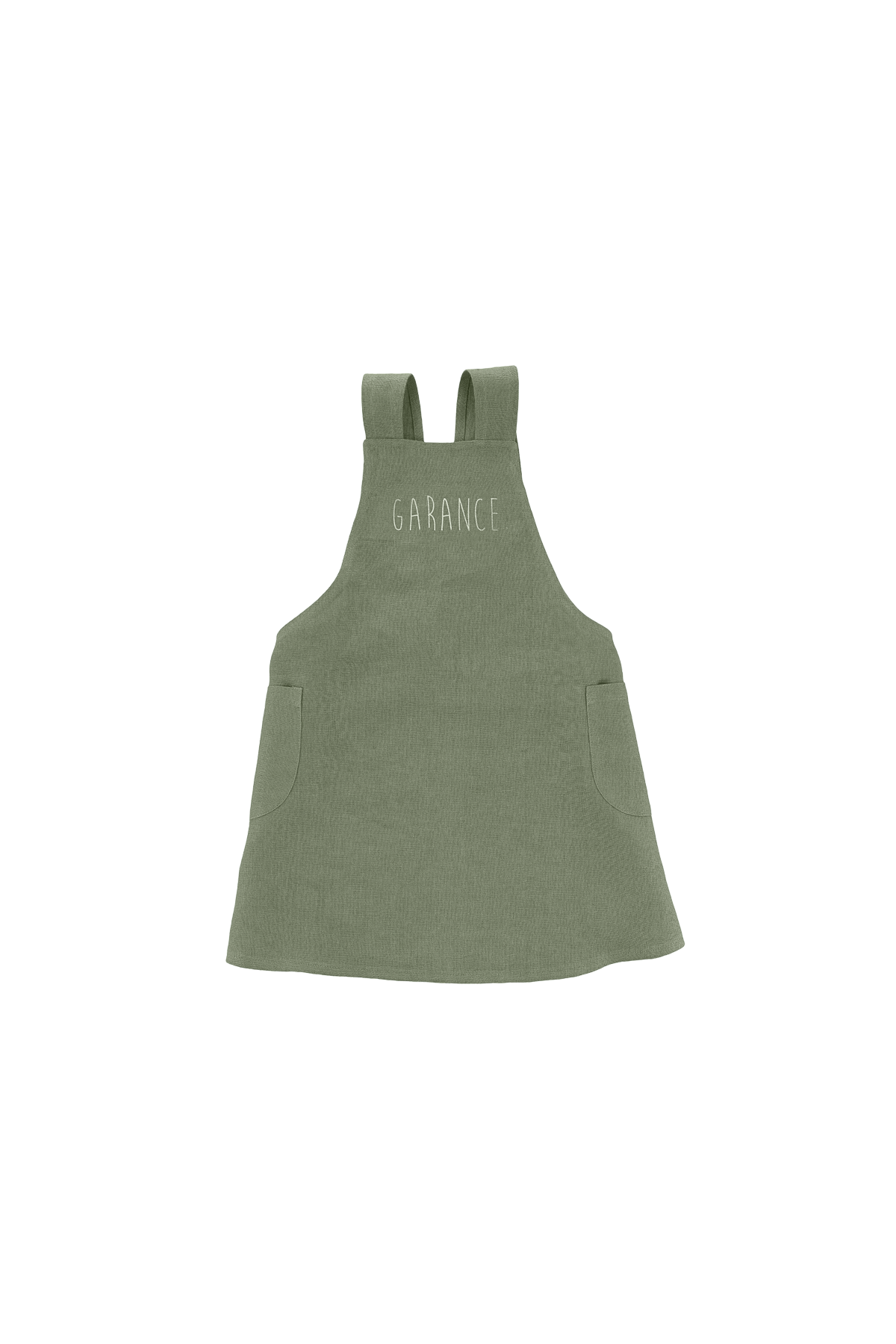 delantal de cocina de lino para niño - liso y bonito para personalizar - delantal japonés