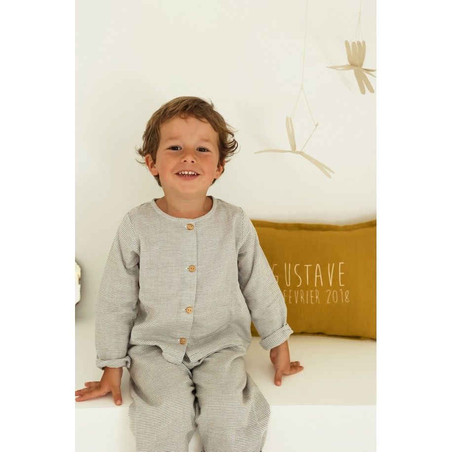 bonito cojín liso rectangular de lino personalizable - decoración salón dormitorio