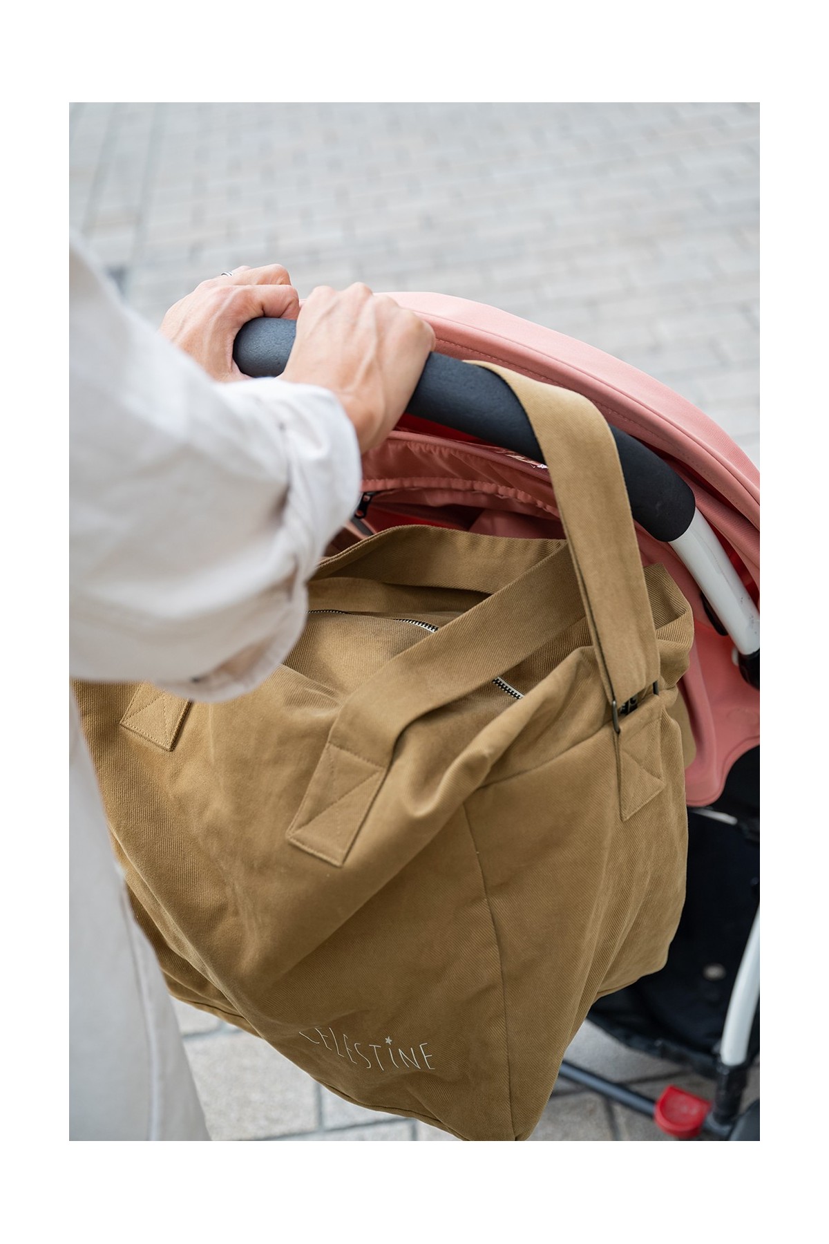 bolso cambiador grande personalizado para bebé