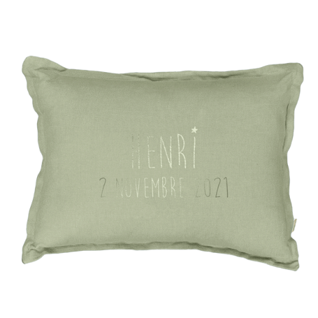 bonito cojín liso rectangular de lino personalizable - decoración salón dormitorio