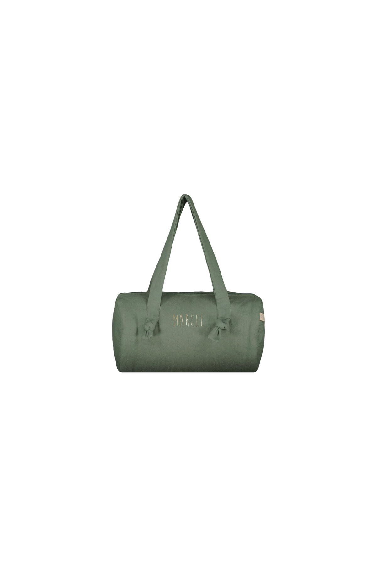 bolso bowling de lino personalizado para bebé