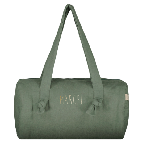 bolso bowling de lino personalizado para bebé