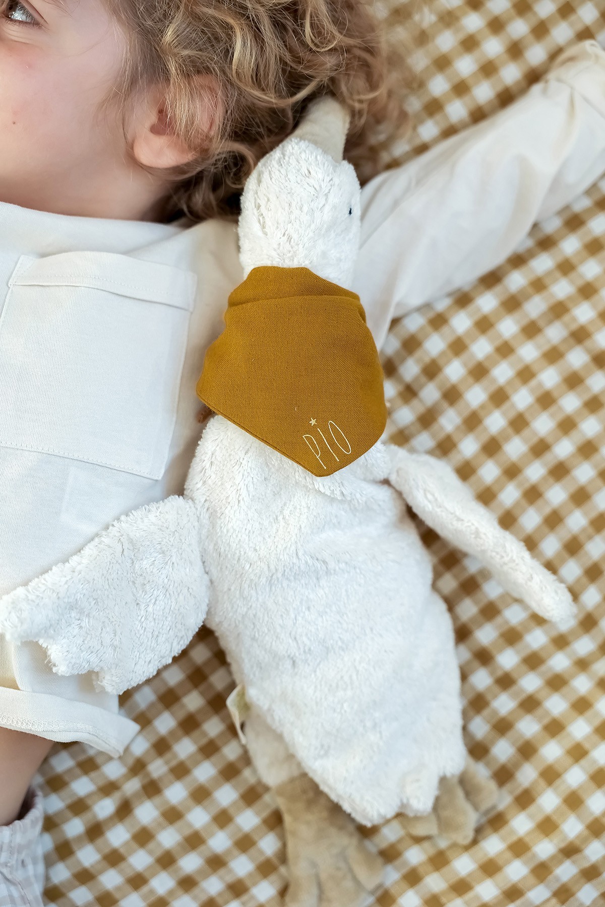 doudou oca bolsa de agua caliente con pañuelo personalizado