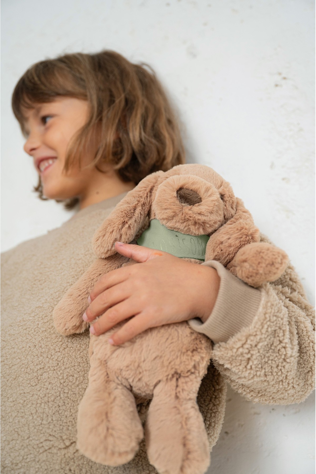 peluche perro muy suave con pañuelo personalizado