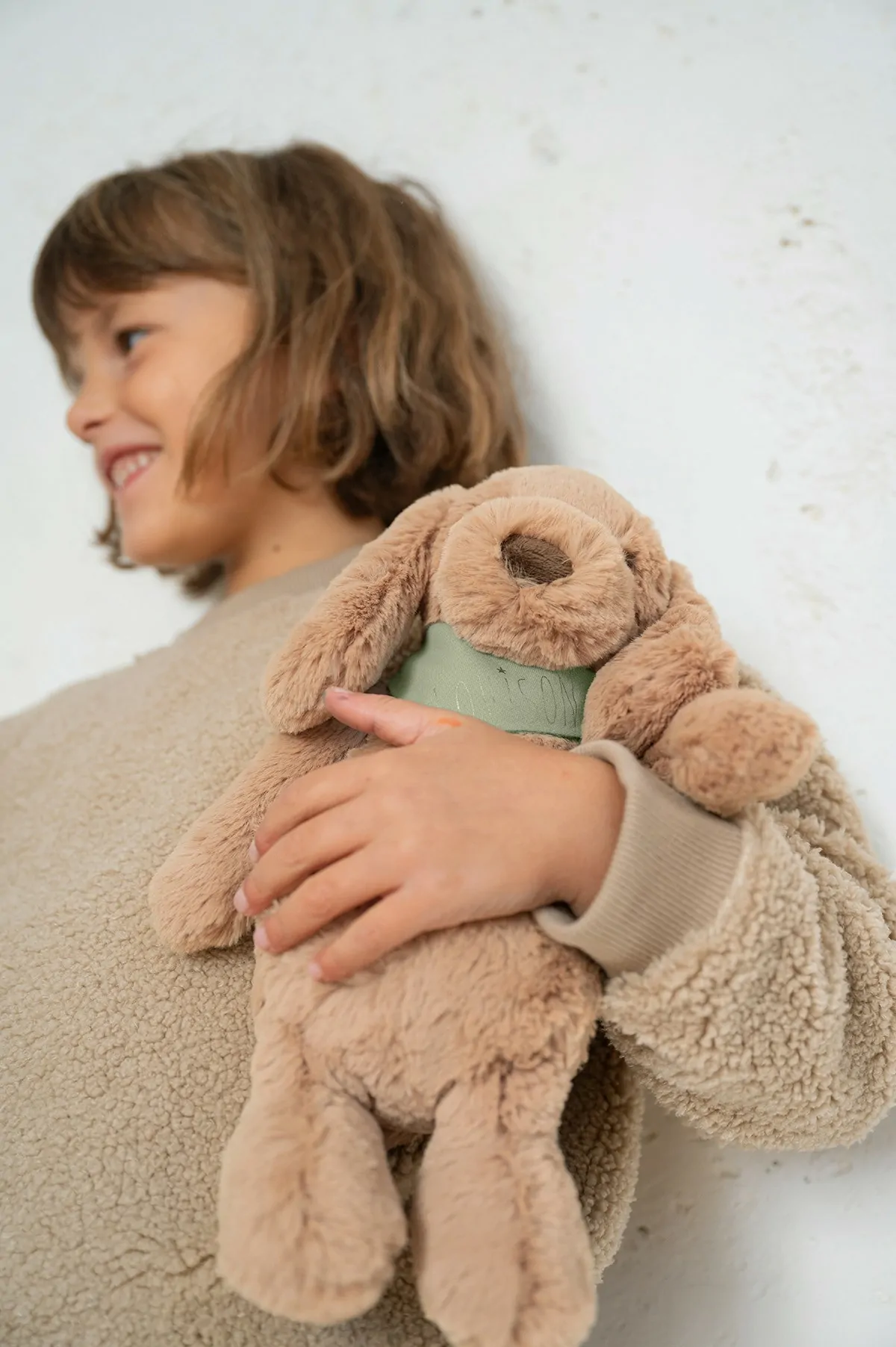 peluche perro muy suave con pañuelo personalizado