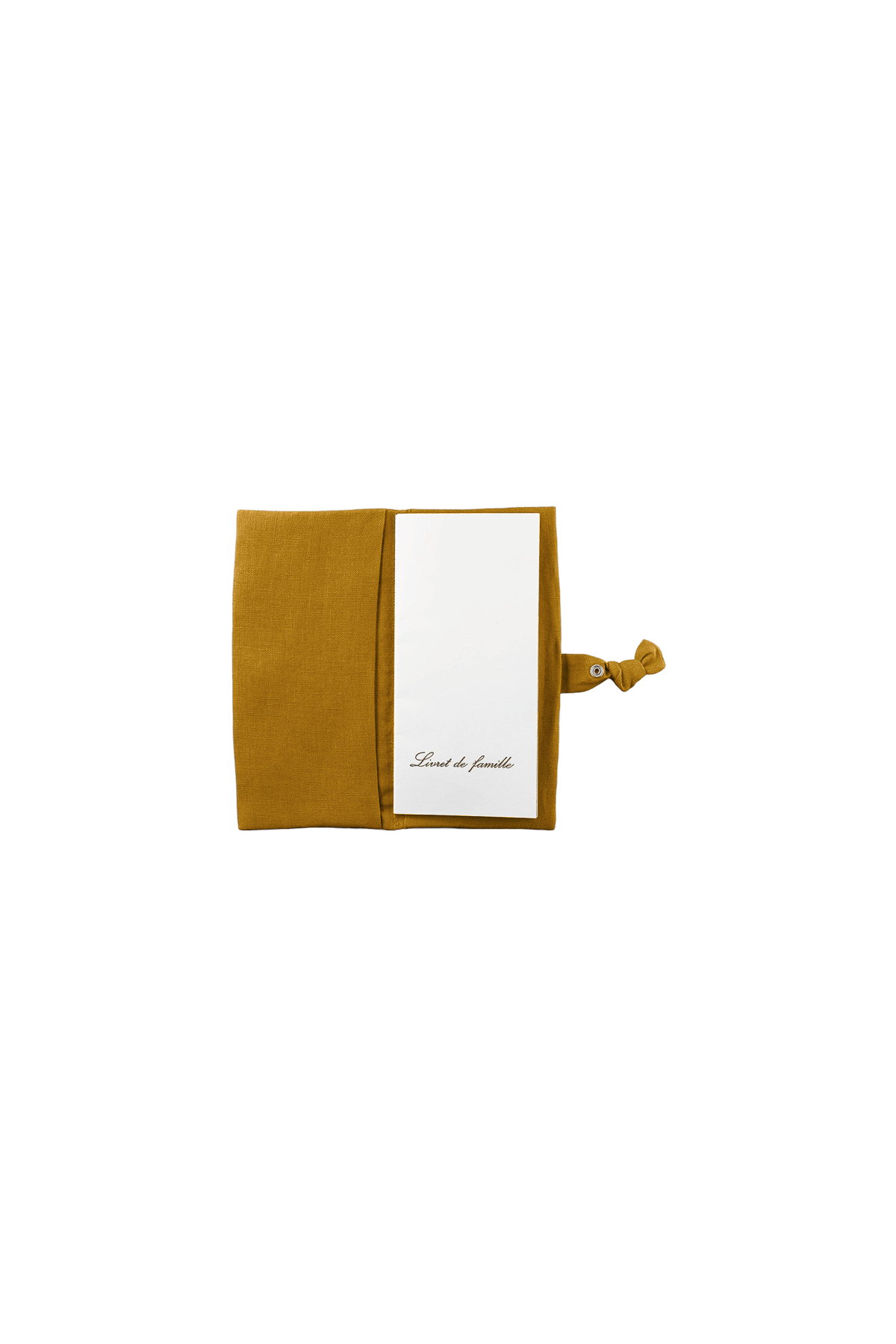 funda para libreta de familia personalizada en lino - idea de regalo de boda