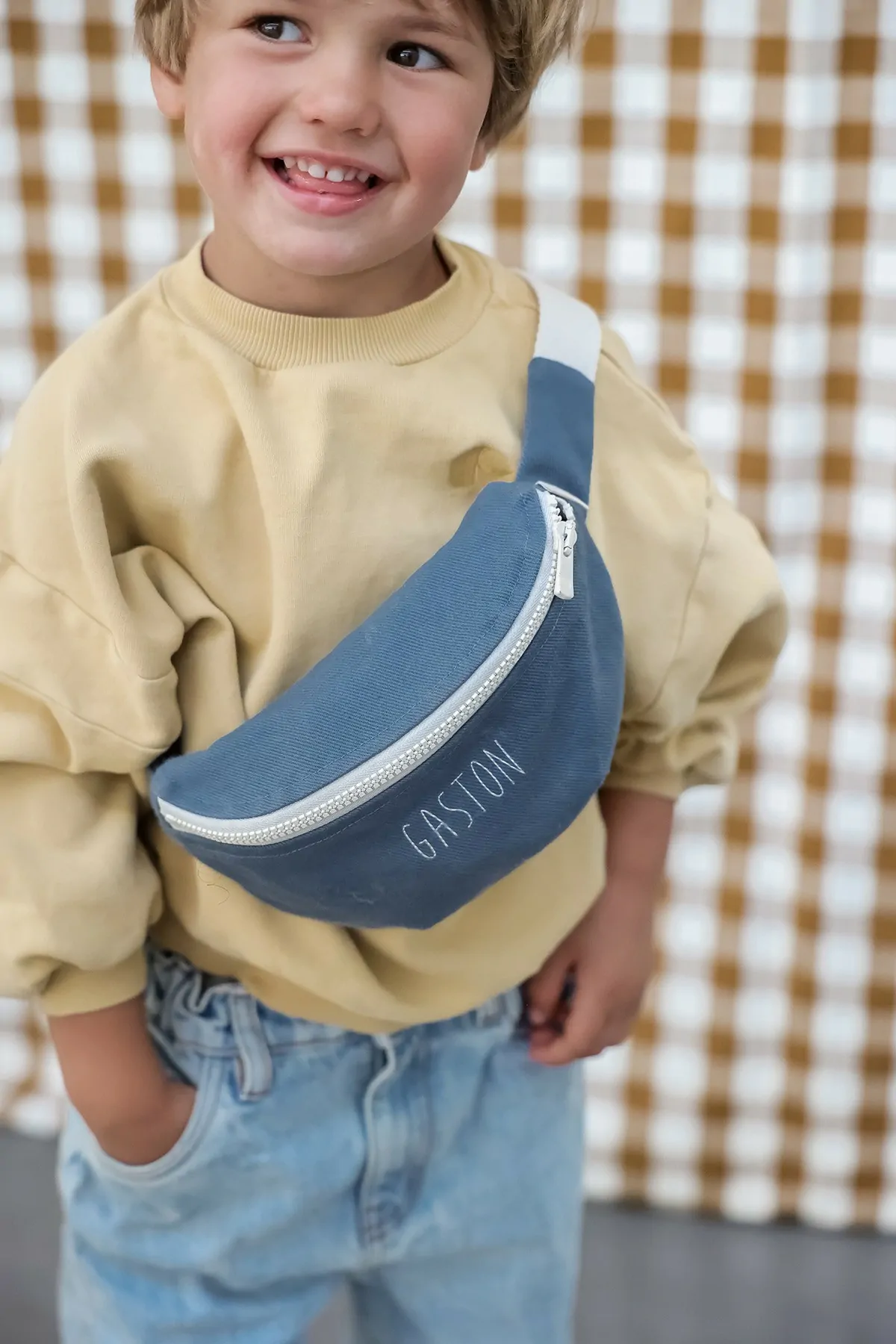 sac banane personnalisé pour enfant - cadeau d'anniversaire personnalisé