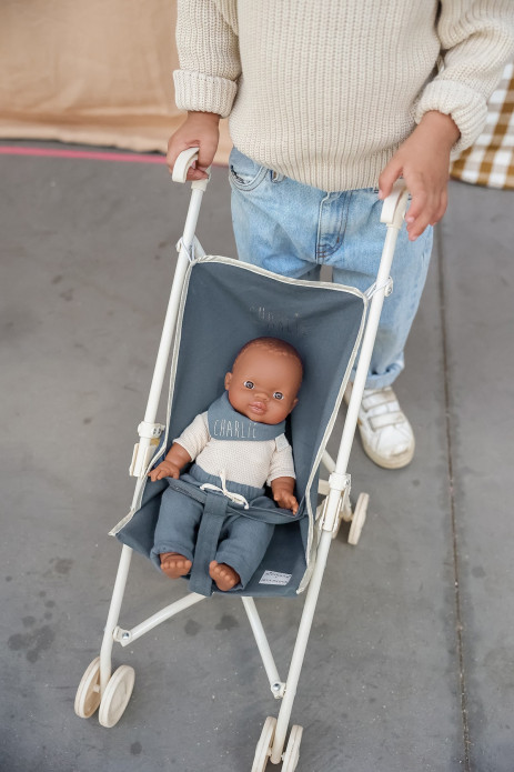 cochecito de muñeca infantil liso y personalizado