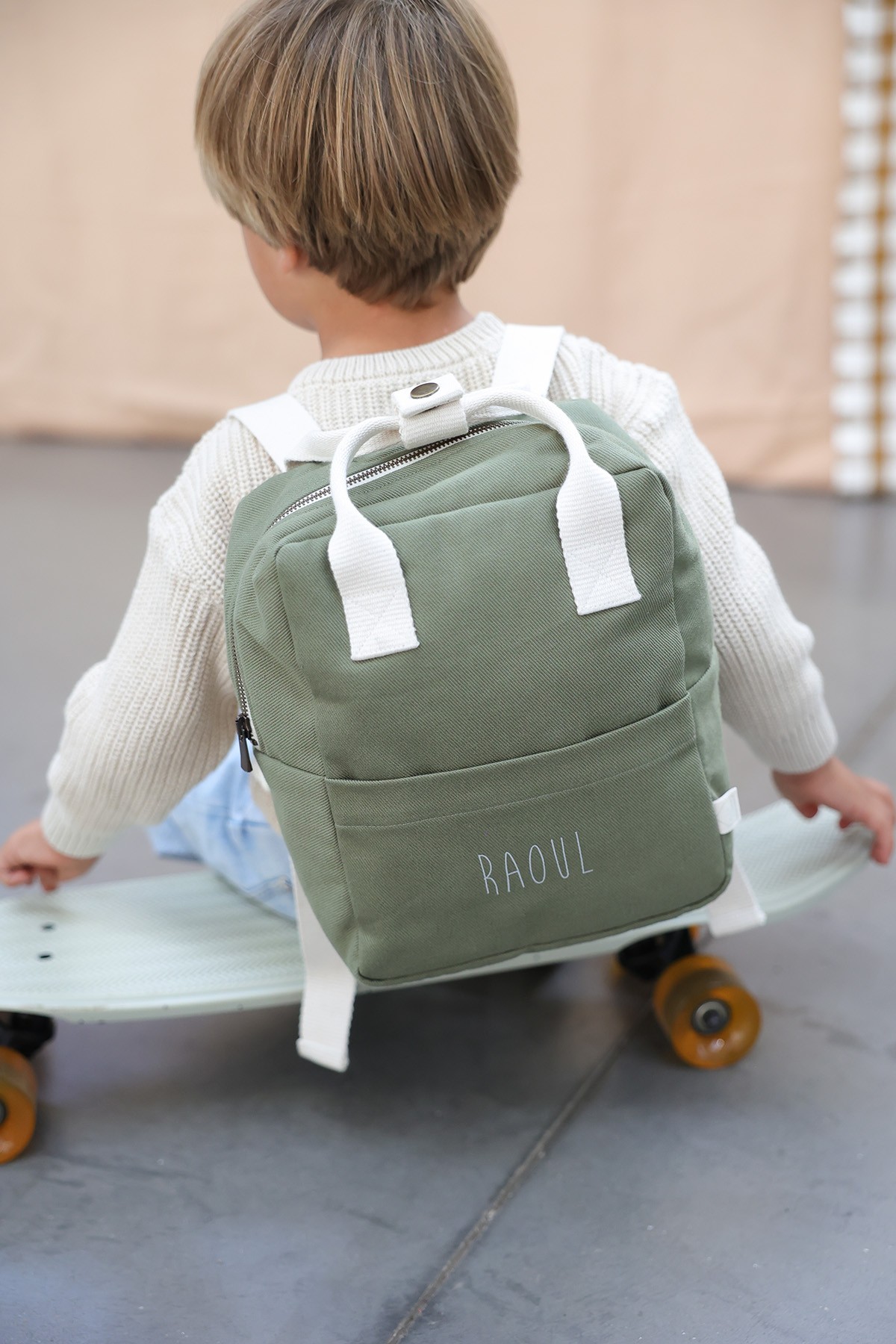 Large cotton backpack 