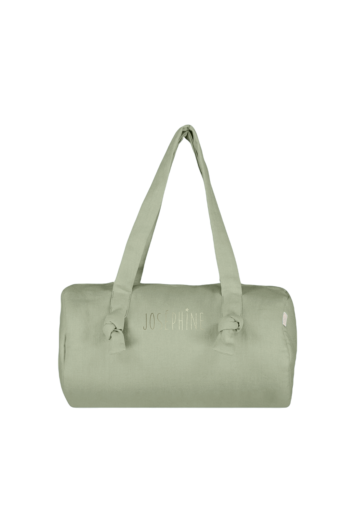 bolso bowling de lino personalizado para bebé