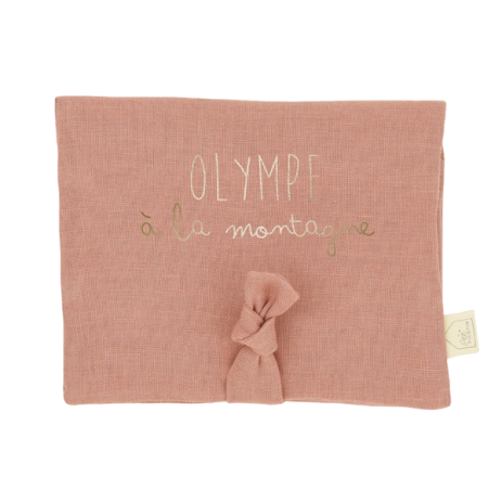 portamedallas de esquí personalizable en lino - idea de regalo original para niño