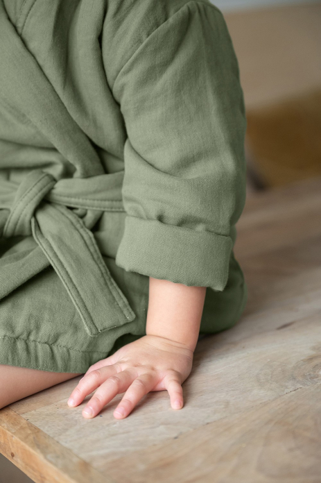 bata de algodón personalizada para niño