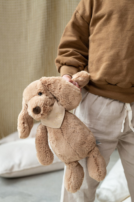 bonito pañuelo liso personalizable para doudou - muñeca