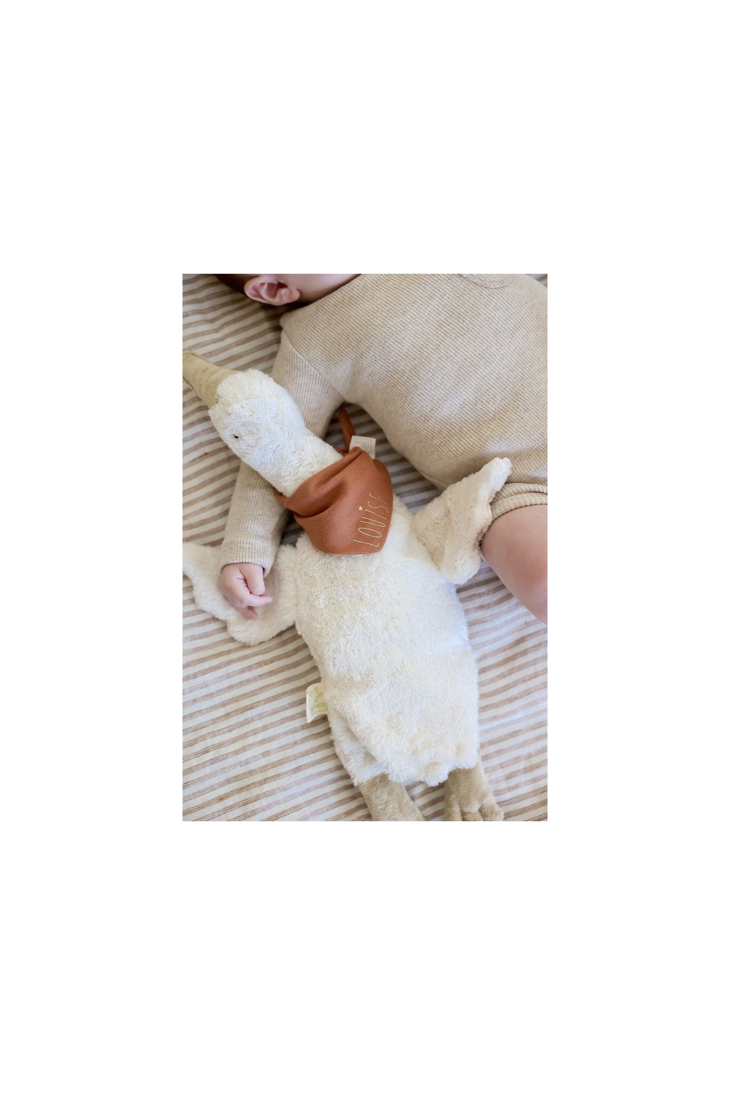 bonito pañuelo liso personalizable para doudou - muñeca