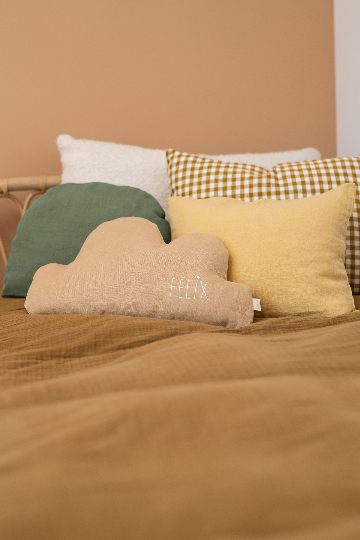 cojín en forma de nube personalizable - decoración habitación bebé niño