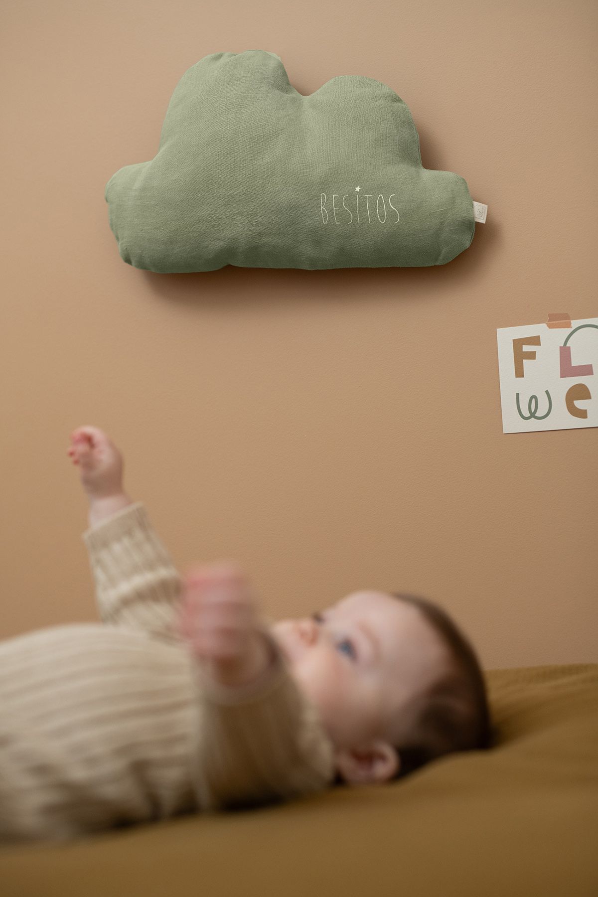 cojín en forma de nube personalizable - decoración habitación bebé niño