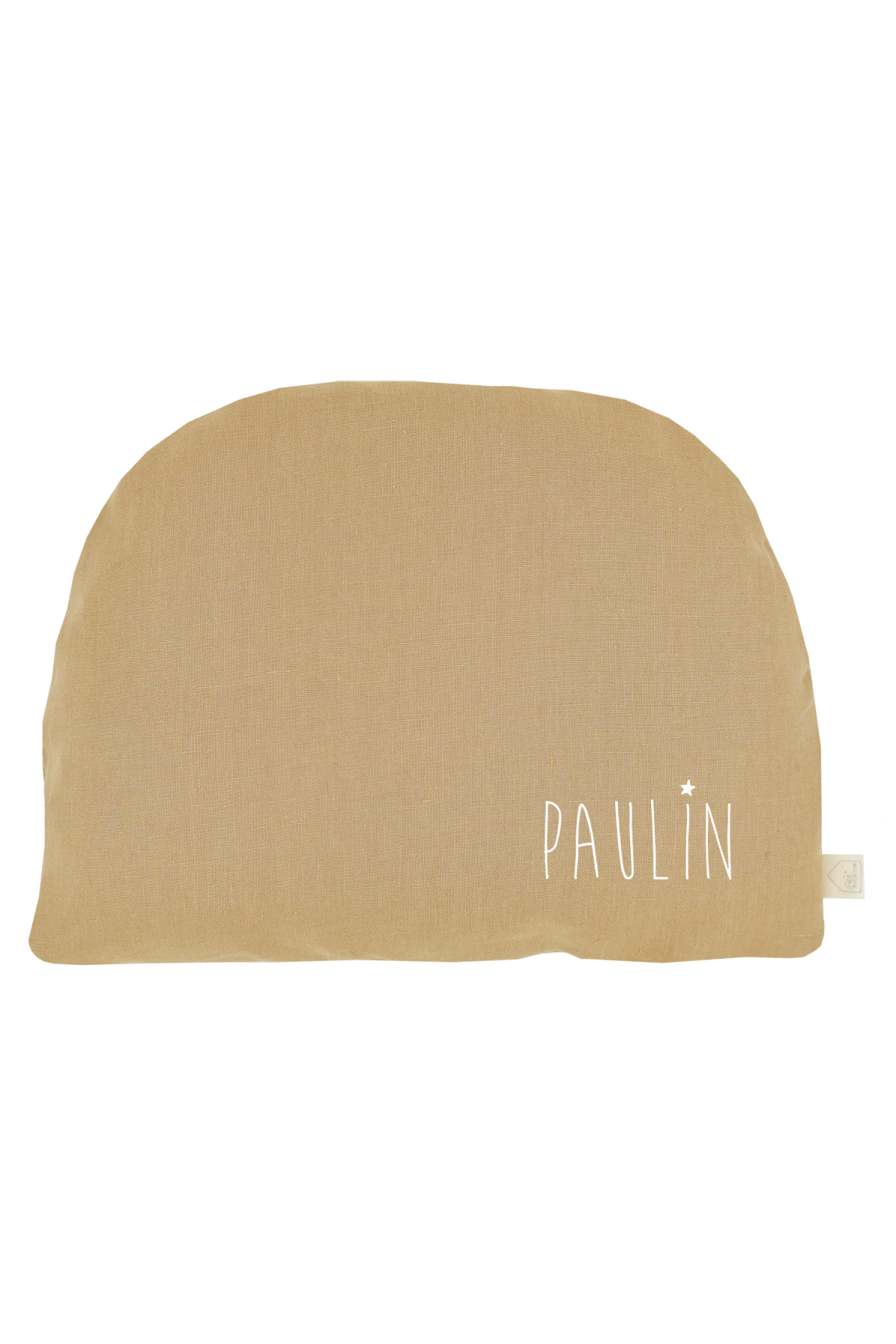 bonito cojín liso y ovalado - para personalizar - idea de regalo original