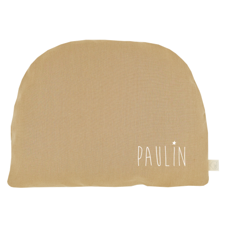 bonito cojín liso y ovalado - para personalizar - idea de regalo original