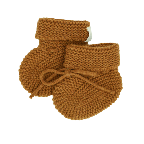 bonita zapatilla de punto para bebé - lista de maternidad - idea de regalo de nacimiento