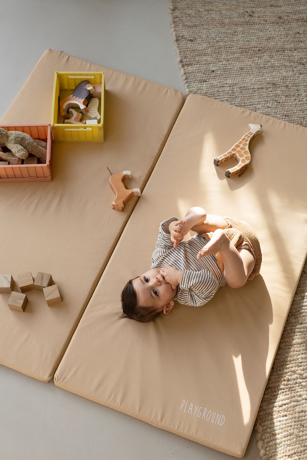 alfombra de juego personalizada y lisa - cómoda y transportable - impermeable y lavable