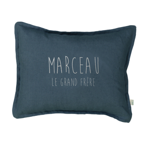 bonito cojín rectangular liso de lino personalizable - decoración salón habitación