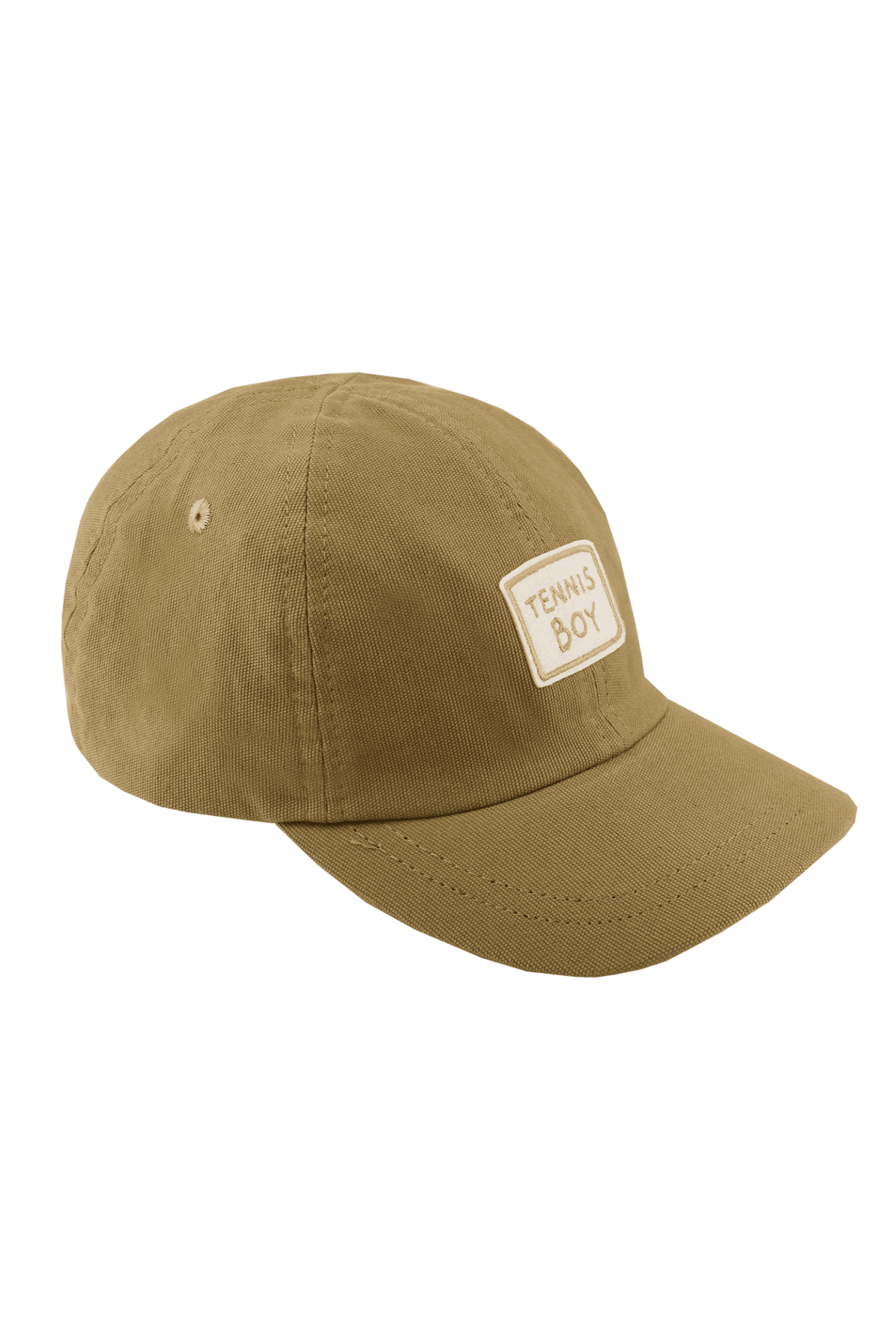 bonita gorra lisa y bordada para niño