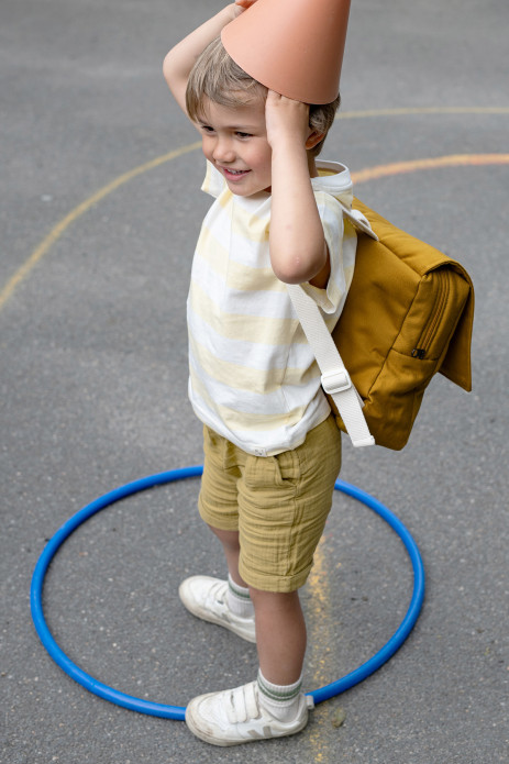 cartera de guardería suave y personalizada para niño