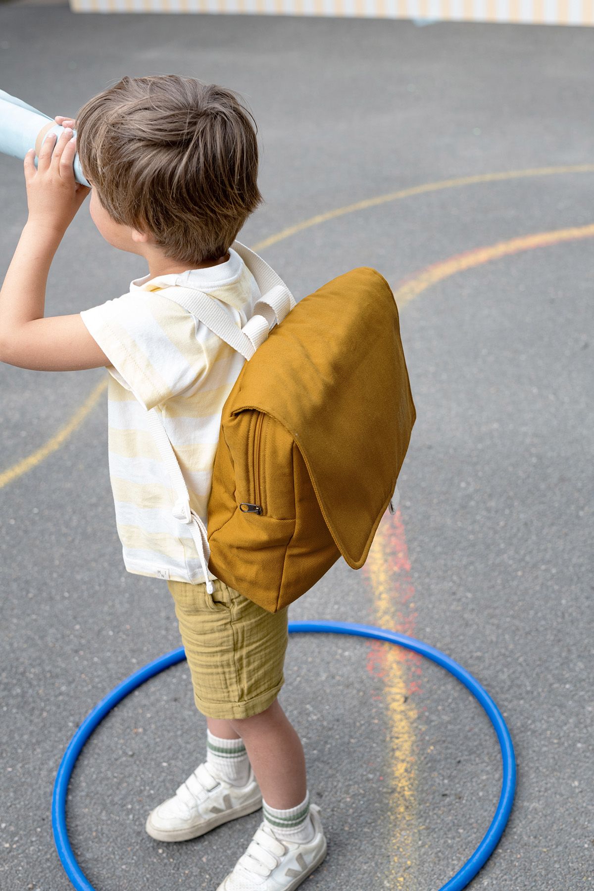 cartera de guardería suave y personalizada para niño