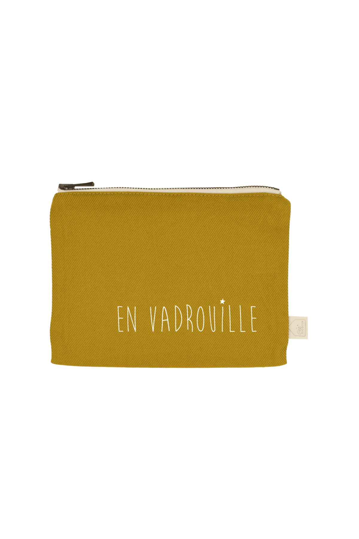 bolsillo - portapasaportes personalizado con cremallera liso y de algodón
