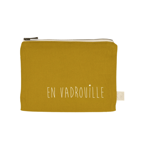 bolsillo - portapasaportes personalizado con cremallera liso y de algodón