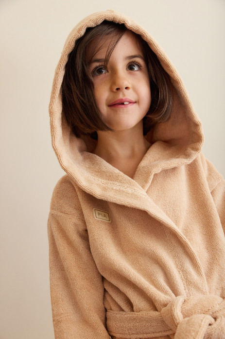 personalized children's bathrobe in soft terry cloth