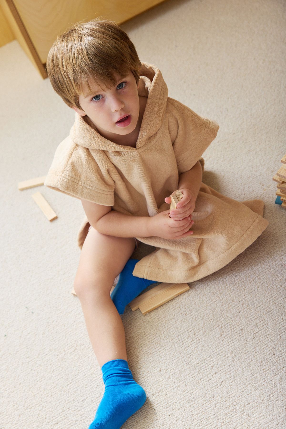 poncho infantil personalizado en esponja absorbente