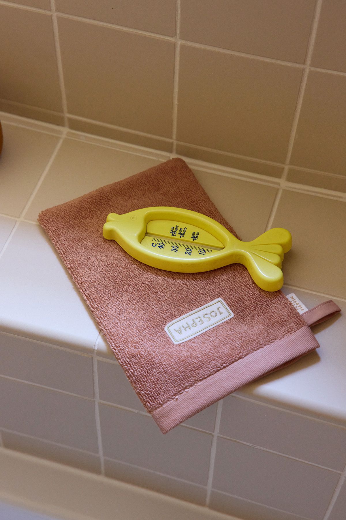 manopla de baño personalizada en rizo absorbente