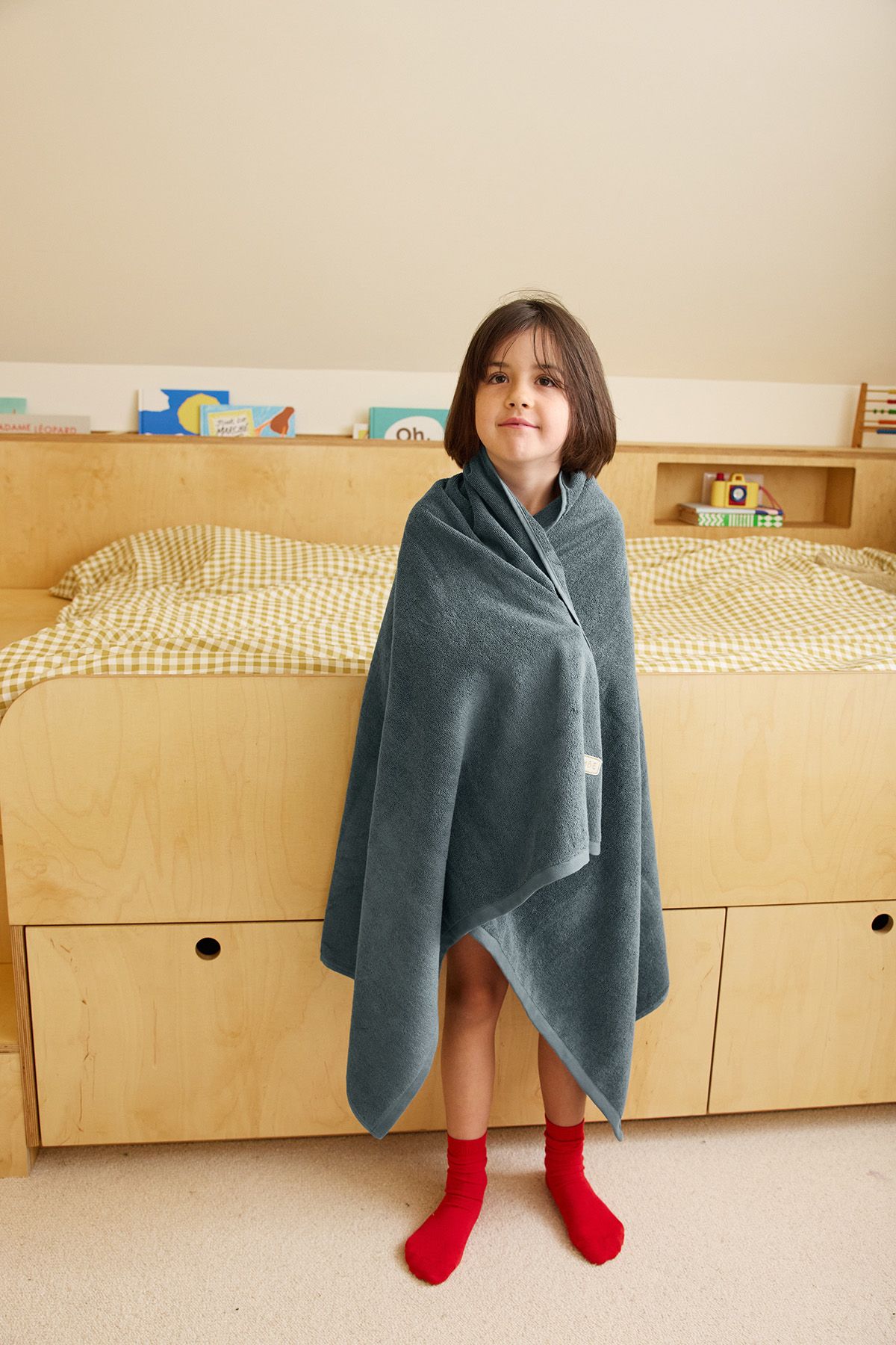 toalla de baño de rizo personalizada para niño