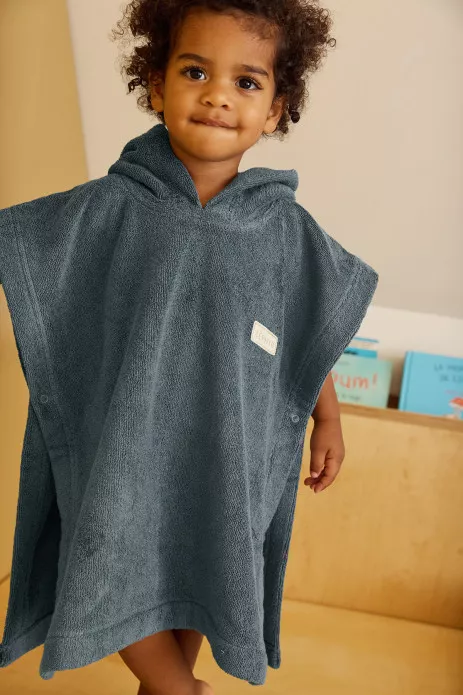 poncho infantil personalizado en rizo absorbente