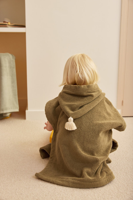 poncho infantil personalizado en rizo absorbente