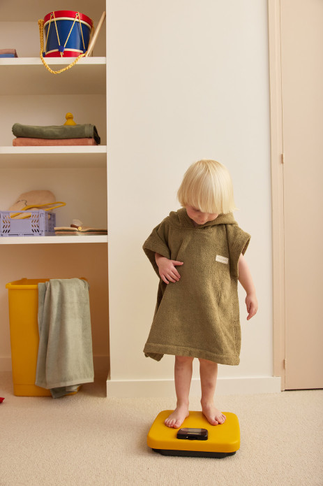 poncho infantil personalizado en rizo absorbente