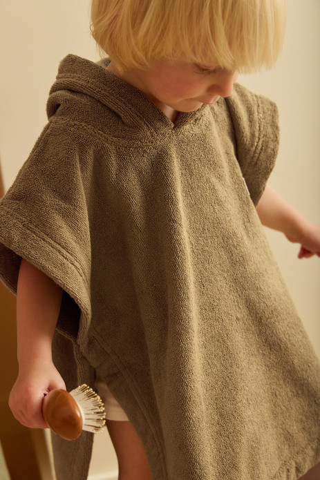 poncho infantil personalizado en rizo absorbente