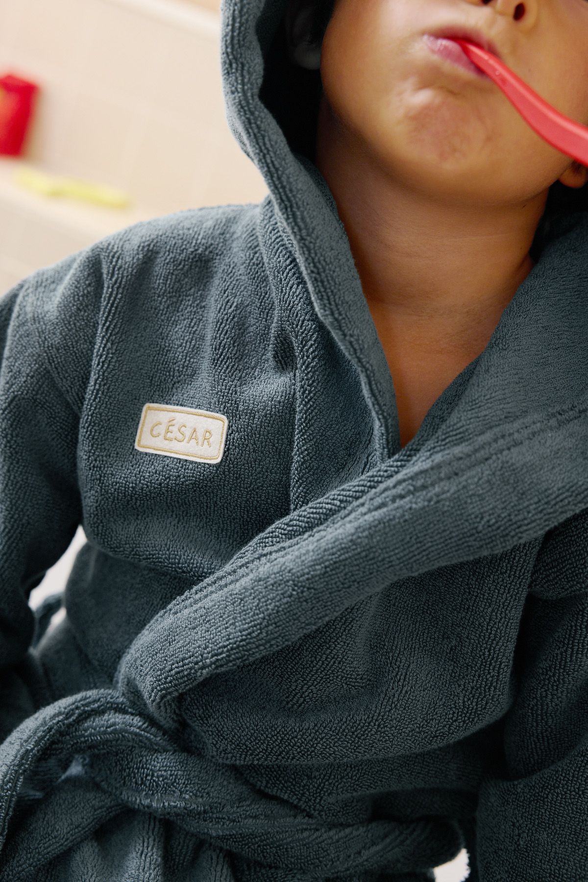 albornoz infantil personalizado en esponja muy suave