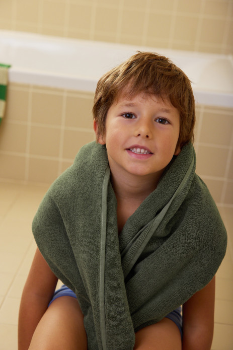 toalla de baño de rizo personalizada para niño