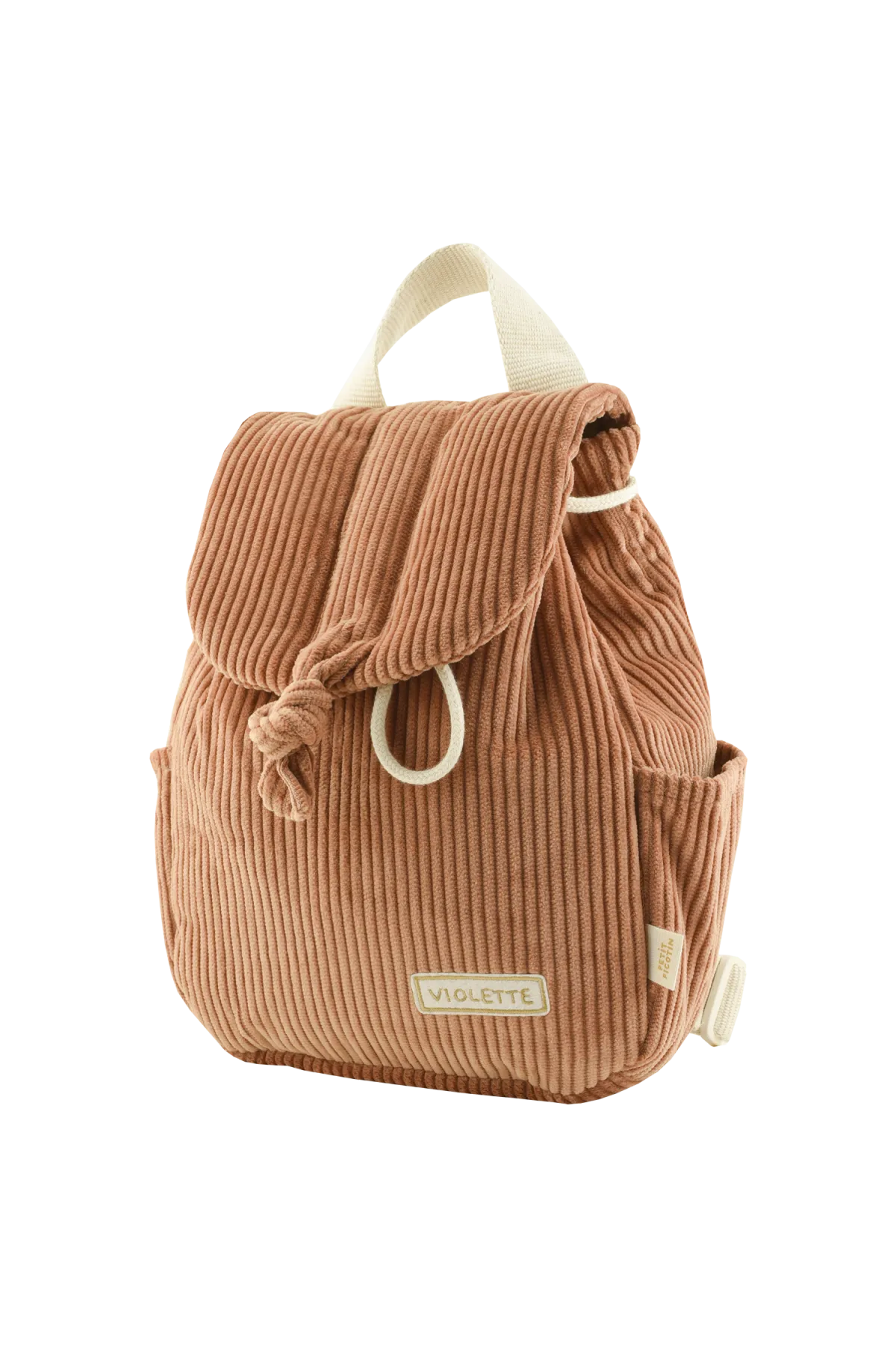 mochila personalizable en terciopelo