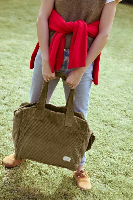large customizable velvet weekend bag