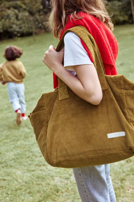 gran bolsa de fin de semana en terciopelo personalizable