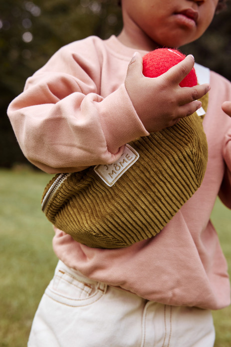 riñonera personalizable de terciopelo para niño