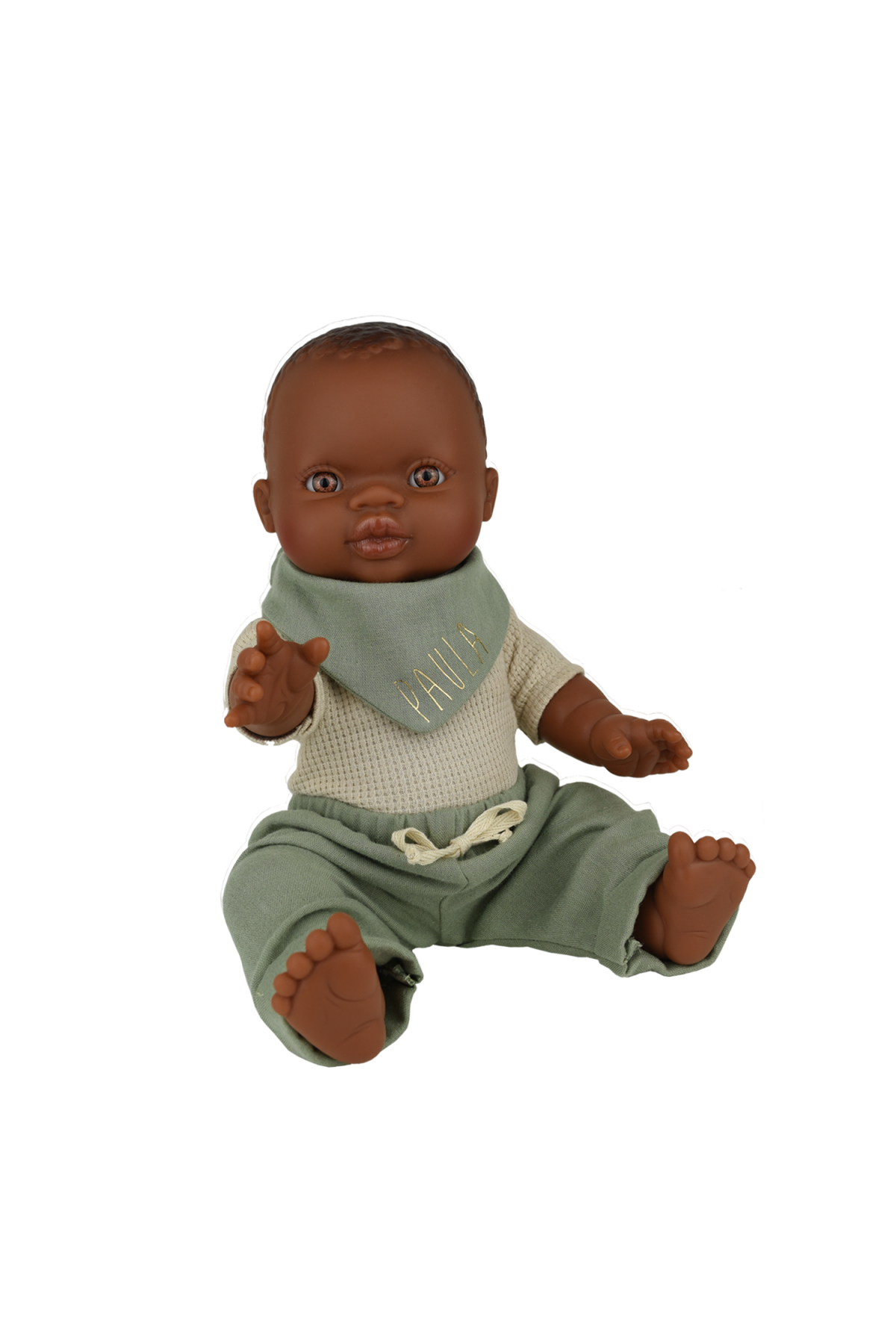 muñeca minikane con pañuelo personalizado regalo infantil personalizado