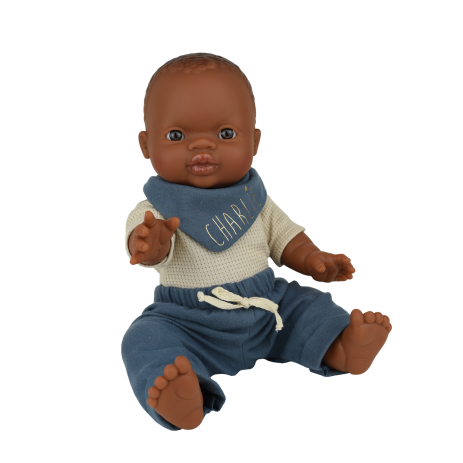 muñeca minikane con pañuelo personalizado regalo infantil personalizado