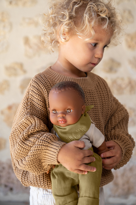 muñeca minikane con pañuelo personalizado regalo niño personalizado