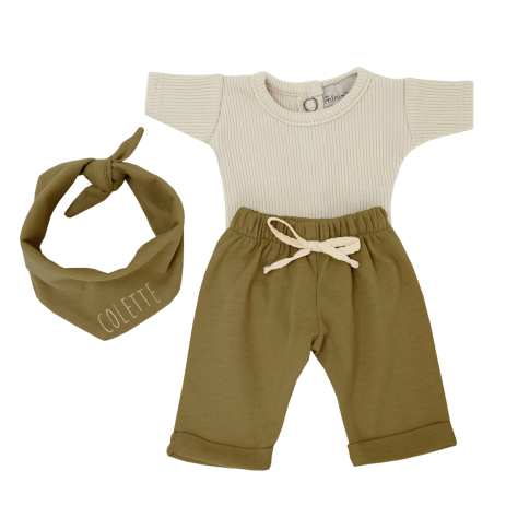 conjunto pijama personalizado para muñeca bebé