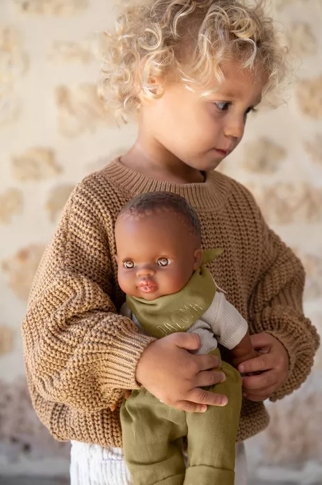 personalized pajama outfit for baby doll