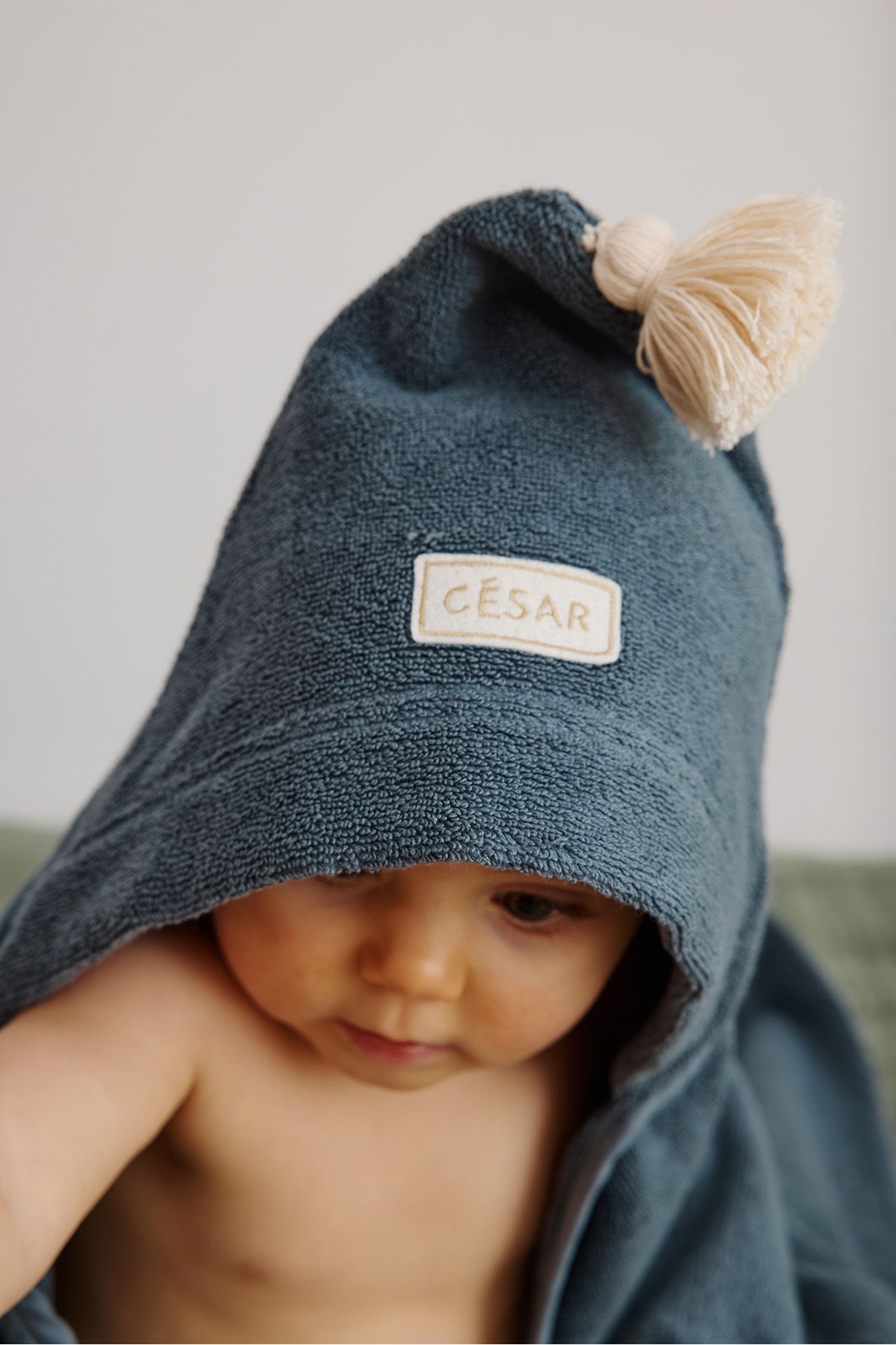 capa de baño de esponja personalizada para bebé